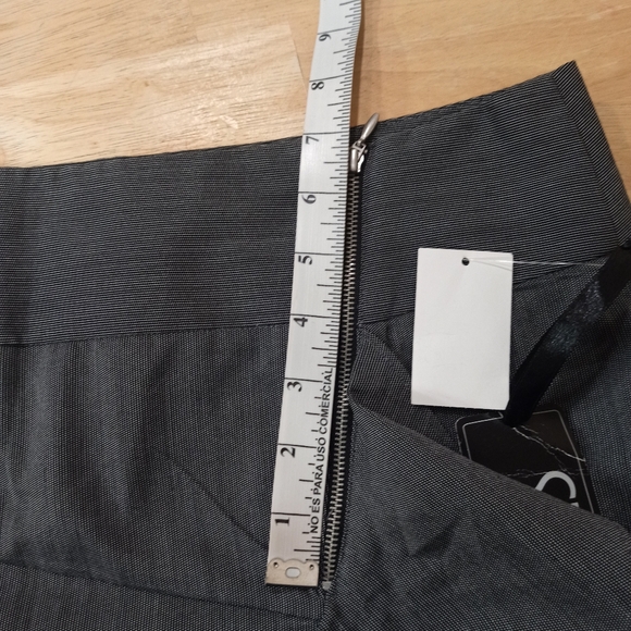 Speak 2 Me Women's Gray Pleated Mini Skirt Size 9 NWT - Picture 15 of 15